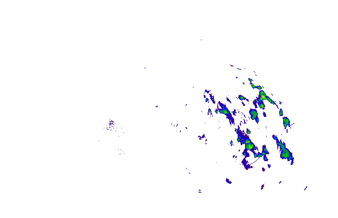 Meteoradar - aktuální srážky 2025-09-18 12:45:00