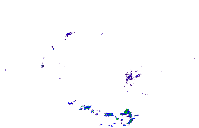 Meteoradar - aktuální srážky 2025-10-15 19:45:00