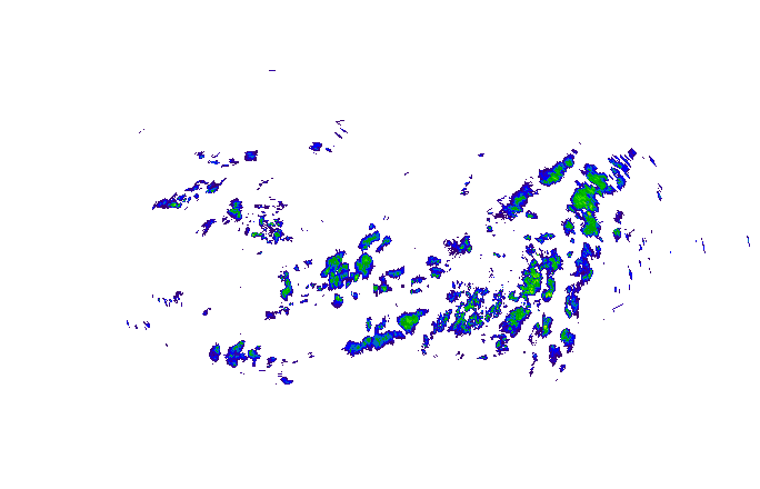 Meteoradar - aktuální srážky 2025-10-17 16:00:00