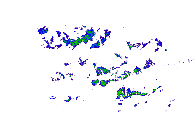 Meteoradar - aktuální srážky 2025-10-17 22:15:00