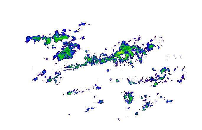Meteoradar - aktuální srážky 2025-10-18 01:00:00