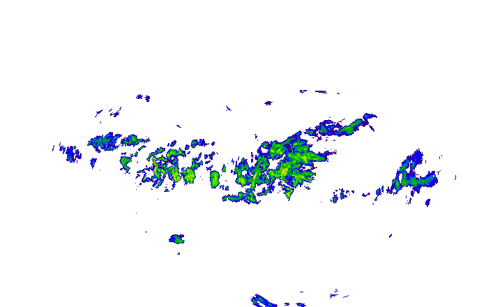 Meteoradar - aktuální srážky 2025-10-18 05:30:00