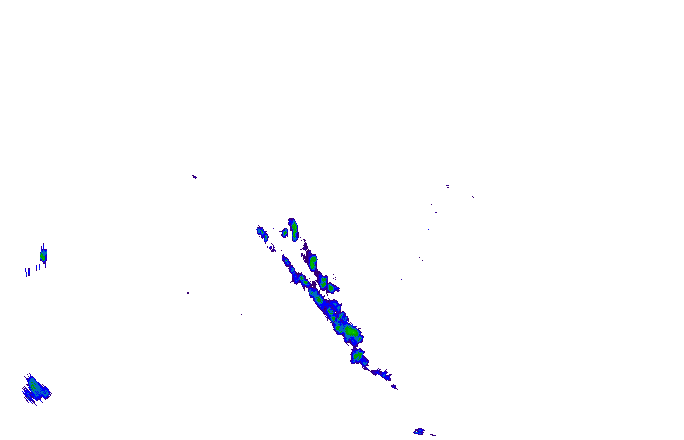 Meteoradar - aktuální srážky 2025-10-20 12:30:00
