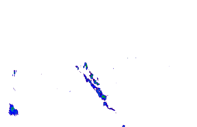 Meteoradar - aktuální srážky 2025-10-20 12:45:00