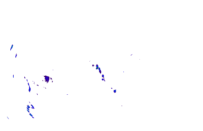 Meteoradar - aktuální srážky 2025-10-20 14:30:00