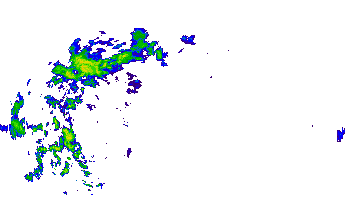 Meteoradar - aktuální srážky 2025-10-23 00:45:00
