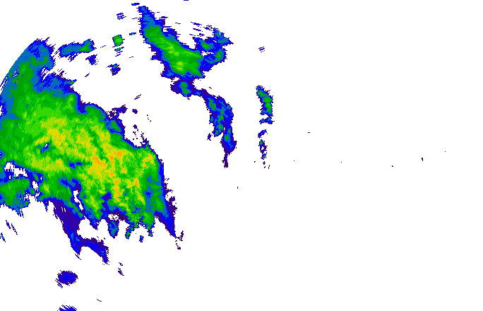 Meteoradar - aktuální srážky 2025-10-23 11:00:00