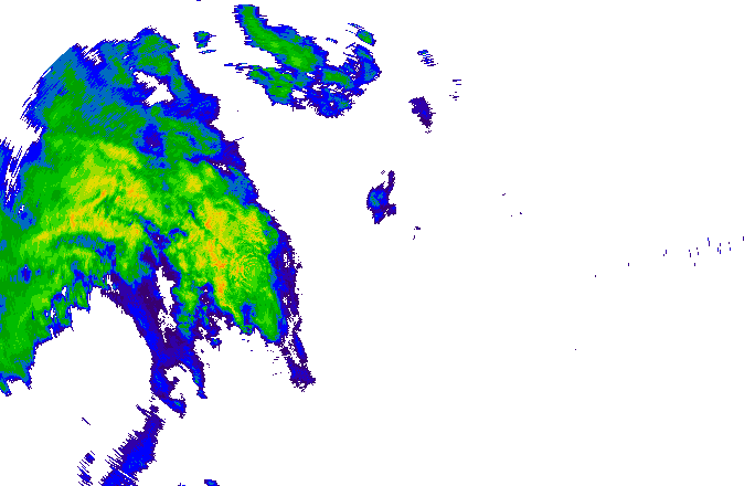 Meteoradar - aktuální srážky 2025-10-23 11:30:00