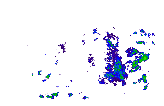Meteoradar - aktuální srážky 2025-10-24 18:00:00