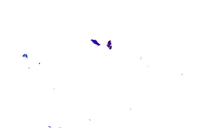 Meteoradar - aktuální srážky 2025-10-25 02:30:00