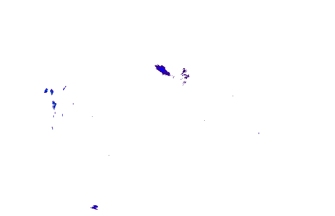 Meteoradar - aktuální srážky 2025-10-25 02:45:00