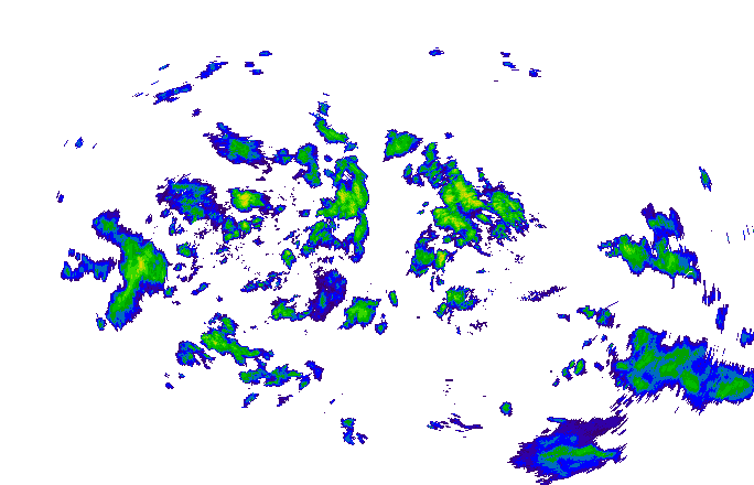 Meteoradar - aktuální srážky 2025-10-25 20:00:00