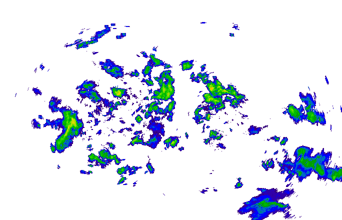 Meteoradar - aktuální srážky 2025-10-25 20:15:00