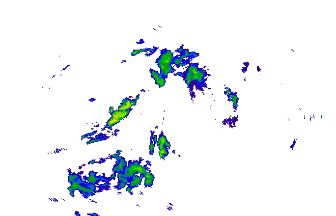 Meteoradar - aktuální srážky 2025-10-26 09:00:00