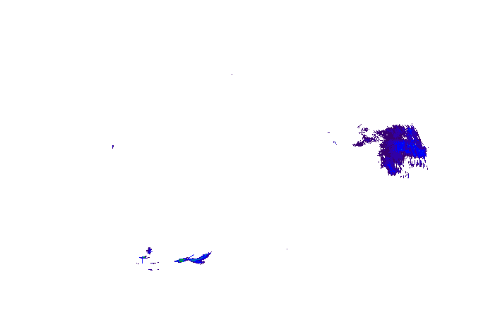 Meteoradar - aktuální srážky 2025-10-26 22:00:00