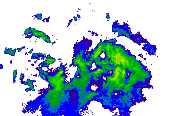 Meteoradar - aktuální srážky 2025-10-27 12:00:00