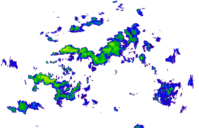Meteoradar - aktuální srážky 2025-10-27 18:00:00