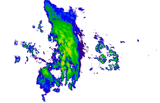 Meteoradar - aktuální srážky 2025-10-28 11:45:00