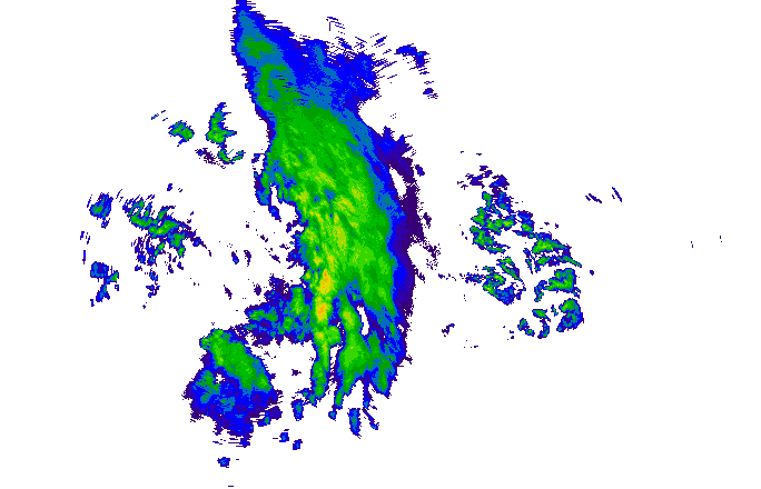 Meteoradar - aktuální srážky 2025-10-28 12:00:00