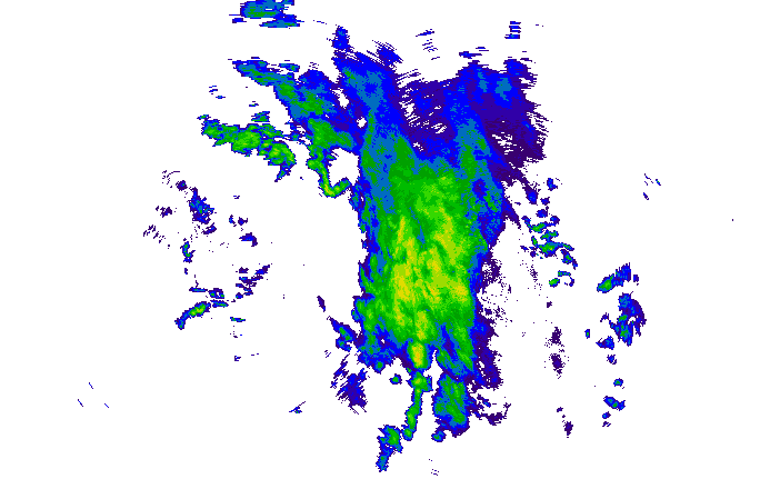 Meteoradar - aktuální srážky 2025-10-28 13:00:00