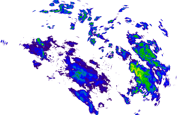 Meteoradar - aktuální srážky 2025-10-28 16:45:00