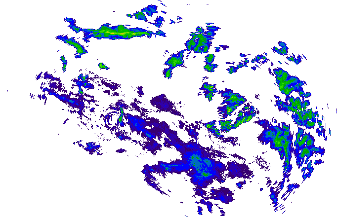 Meteoradar - aktuální srážky 2025-10-28 17:45:00