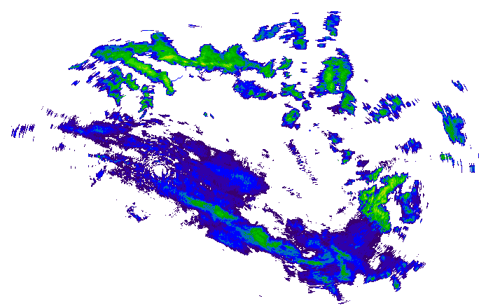 Meteoradar - aktuální srážky 2025-10-28 18:45:00