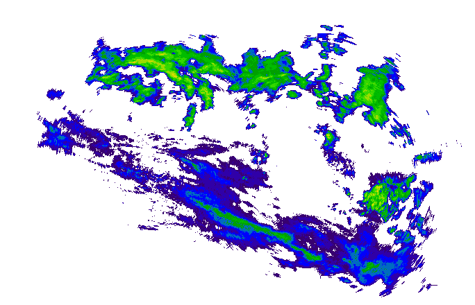 Meteoradar - aktuální srážky 2025-10-28 19:30:00