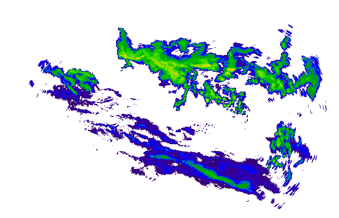 Meteoradar - aktuální srážky 2025-10-28 20:45:00