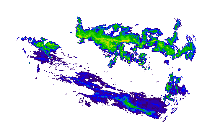 Meteoradar - aktuální srážky 2025-10-28 21:00:00