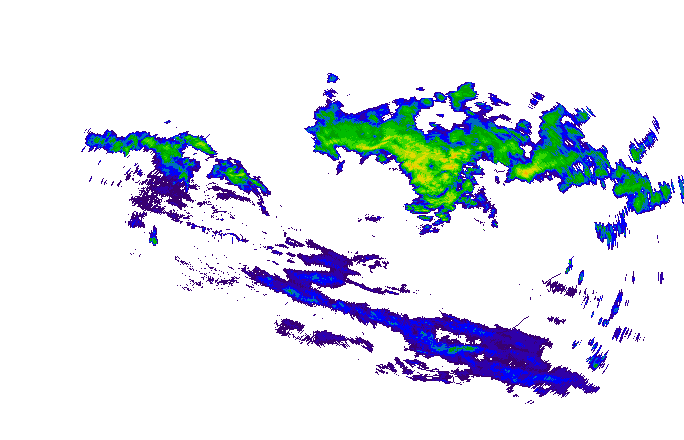 Meteoradar - aktuální srážky 2025-10-28 21:45:00