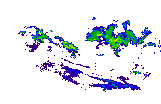 Meteoradar - aktuální srážky 2025-10-28 22:30:00