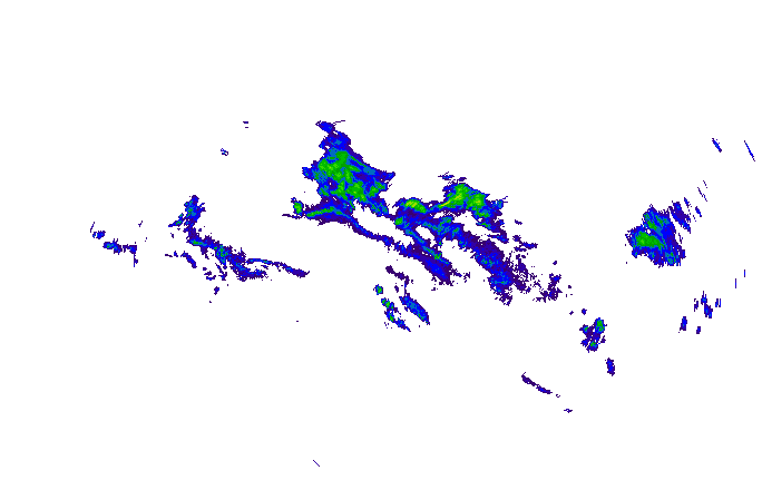 Meteoradar - aktuální srážky 2025-10-29 01:30:00