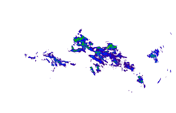 Meteoradar - aktuální srážky 2025-10-29 01:45:00