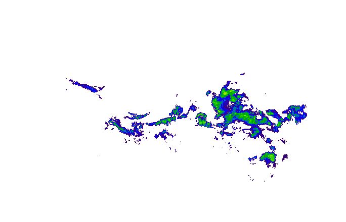 Meteoradar - aktuální srážky 2025-10-29 04:00:00