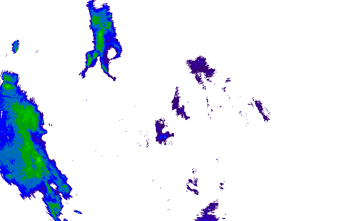 Meteoradar - aktuální srážky 2025-10-30 01:45:00