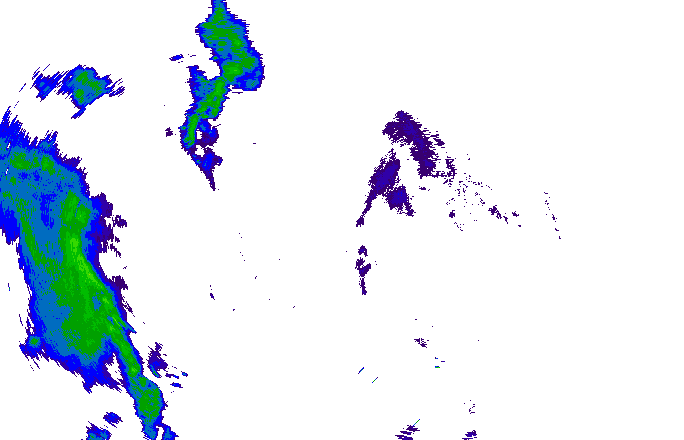 Meteoradar - aktuální srážky 2025-10-30 02:15:00