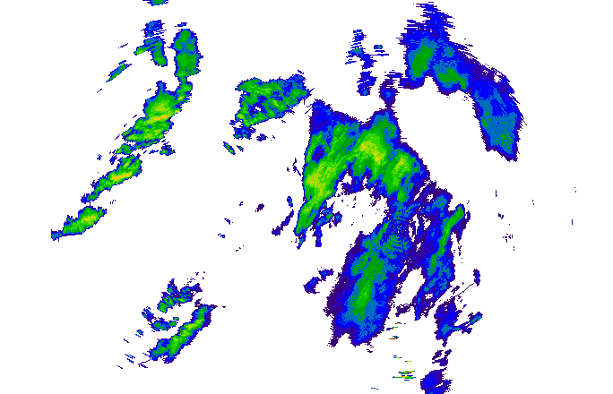 Meteoradar - aktuální srážky 2025-10-30 09:45:00