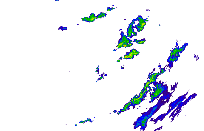 Meteoradar - aktuální srážky 2025-10-30 13:00:00