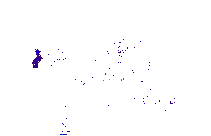 Meteoradar - aktuální srážky 2025-10-31 19:15:00
