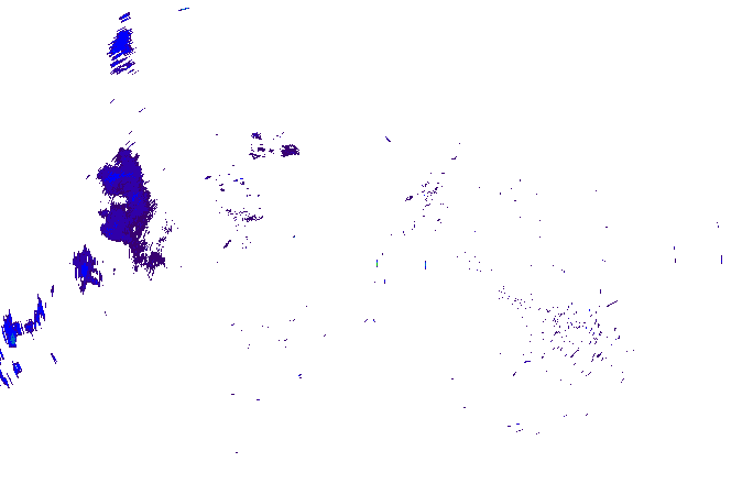 Meteoradar - aktuální srážky 2025-10-31 21:45:00