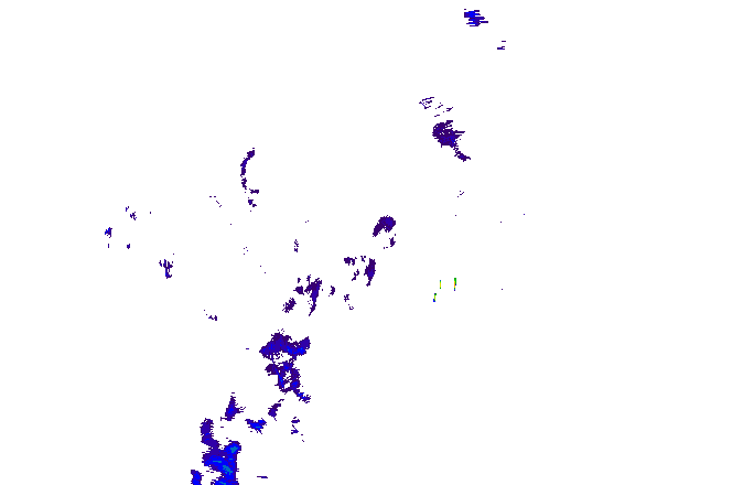 Meteoradar - aktuální srážky 2025-11-01 01:45:00