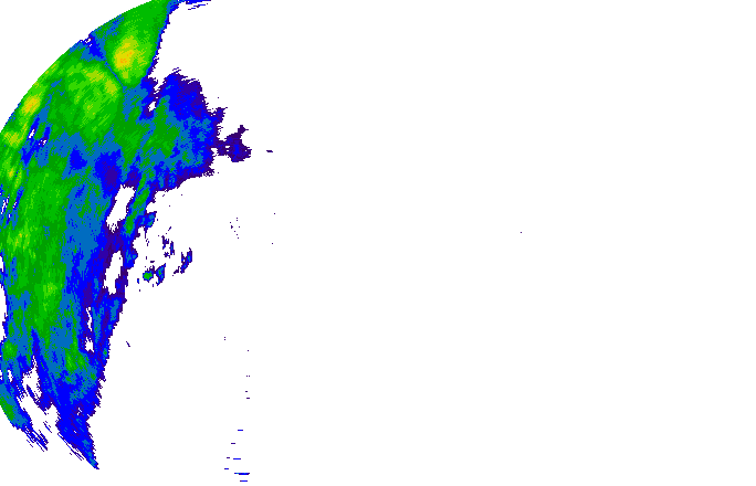 Meteoradar - aktuální srážky 2025-11-01 16:45:00