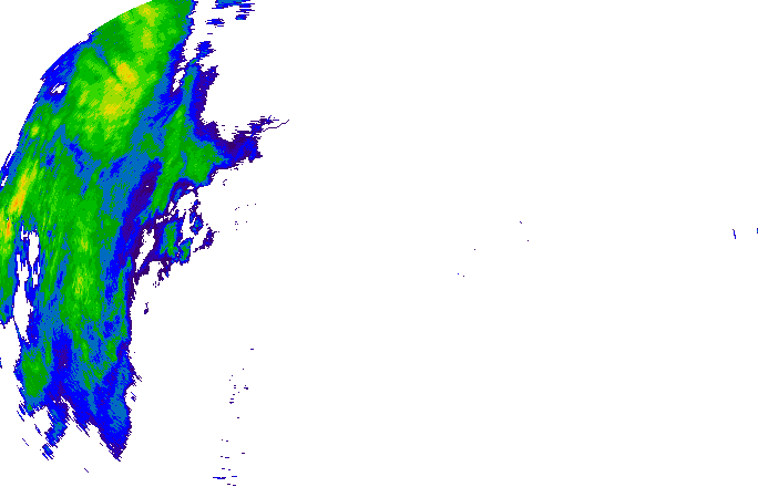 Meteoradar - aktuální srážky 2025-11-01 17:15:00