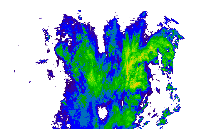 Meteoradar - aktuální srážky 2025-11-03 02:45:00