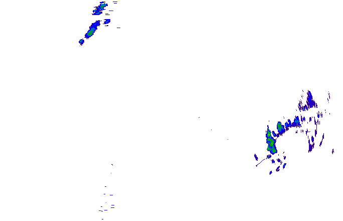 Meteoradar - aktuální srážky 2025-11-03 18:45:00