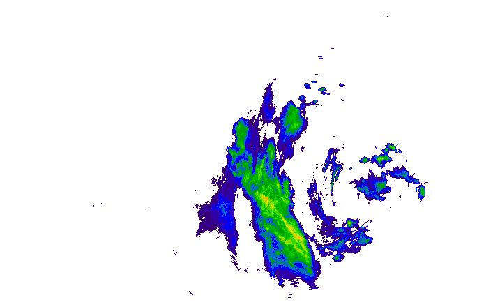 Meteoradar - aktuální srážky 2025-11-08 16:15:00