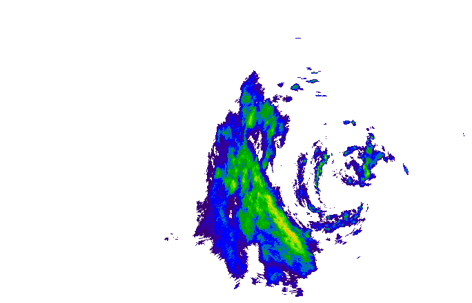Meteoradar - aktuální srážky 2025-11-08 17:00:00