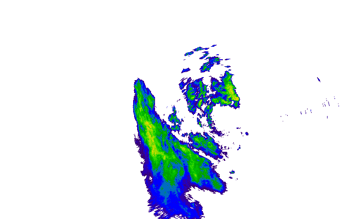 Meteoradar - aktuální srážky 2025-11-08 19:15:00