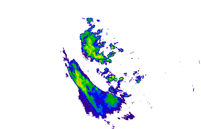 Meteoradar - aktuální srážky 2025-11-08 22:00:00